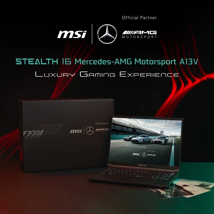 laptop gaming MSI Stealth 16 Mercedes-AMG Motorsport A13VG